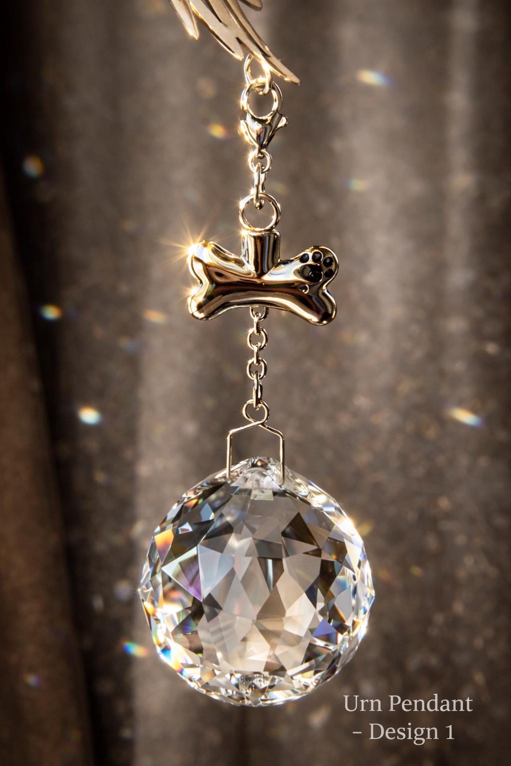 Personalized Dog Memorial Suncatcher – Rainbow Bridge Pet Remembrance Gift