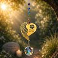 Personalized Dog Memorial Suncatcher – Rainbow Bridge Pet Remembrance Gift